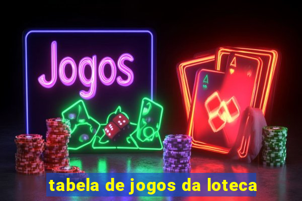 tabela de jogos da loteca